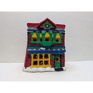 California Creations Wee Crafts ANTIQUES PAINTED Christmas Village Vintage